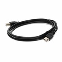 AddOn 15ft USB A 2.0 Male to USB B 2.0 Male Black Cable