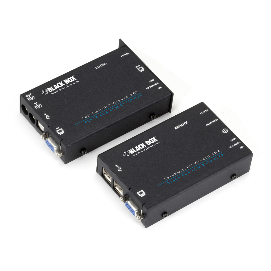 Black Box ServSwitch Wizard SRX KVM Console/Extender