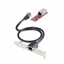 StarTech.com 1-Port 2.5GbE M.2 2280 Network Card, NBASE-T PCIe Ethernet Card, Intel I225-V, Multi-Gigabit Desktop NIC/LAN Card, TAA - 1-Port 2.5GbE M.2 Network Card; Multi-gigabit speeds (2.5G/1G/100M/10M) - NBASE-T (802.3bz) NIC; PCIe Ethernet Card M.2 2280; B/M key compatible - Compact design for SFF/desktop PCs - Incl. 2ft Cat6 adapter; Full/low profile brackets - Windows/Linux