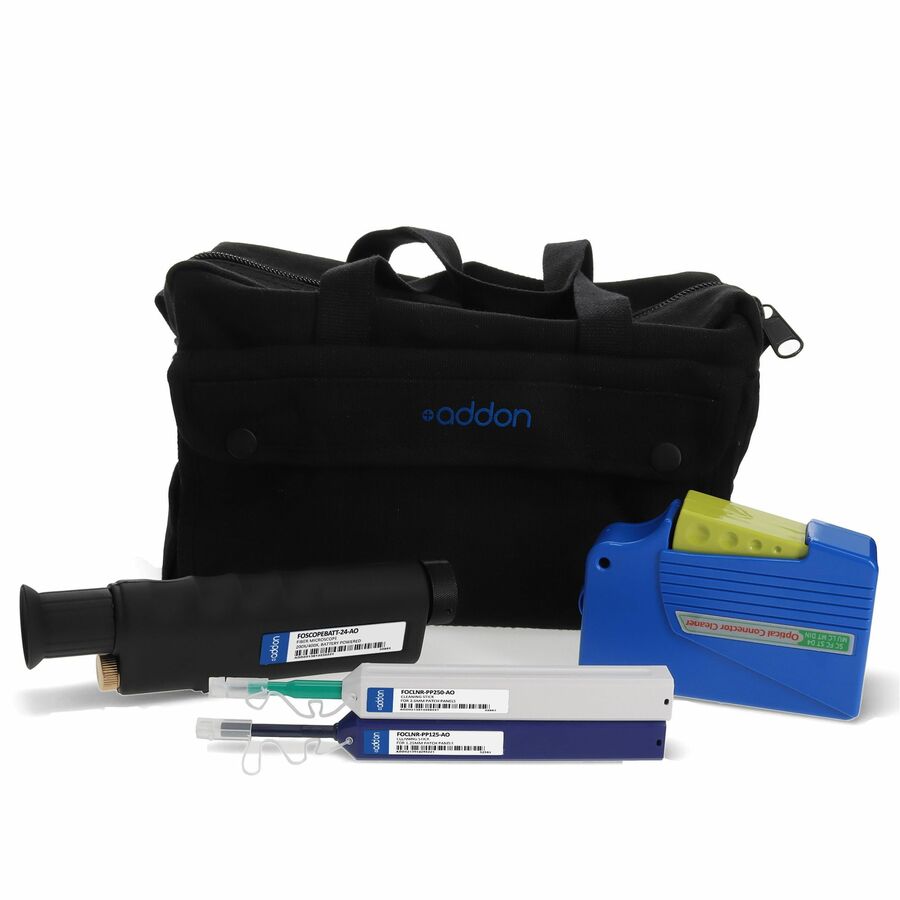 AddOn Complete Fiber Cleaning Kit including Soft Case