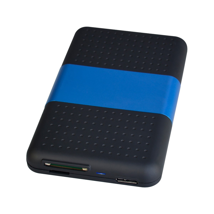 SIIG USB 3.0 to SATA Hard Drive with SD Reader Enclosure - 2.5"