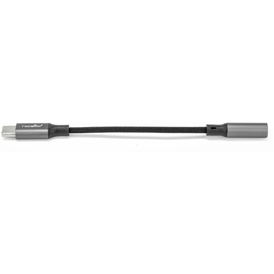 Rocstor Premium USB-C to Hi-Res 3.5mm Audio Adapter DAC 44.1/48/96KHz Sample Rate