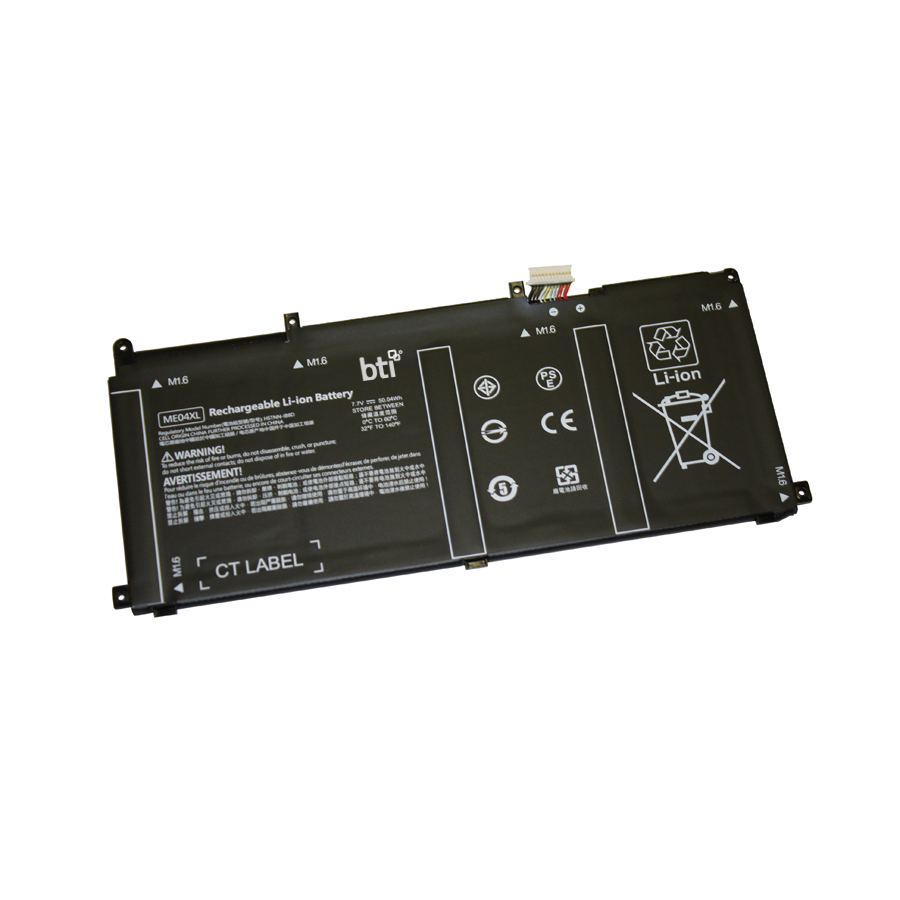 BTI ME04XL-BTI 7.7V 50WHR LI-ION BATTERY 937434-855, ME04XL, 937519-171, 937519-1C1, ME04050XL-PL ELITE X2 1013 G3, ELITE X2 1013 G3 TABLET