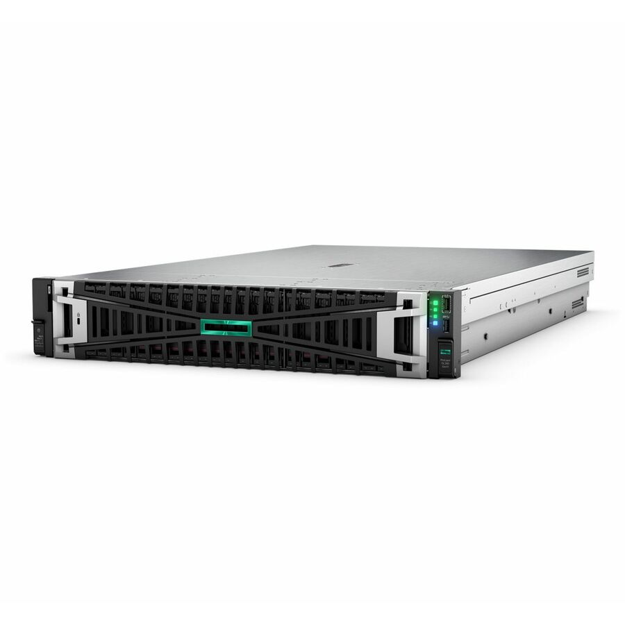 HPE ProLiant DL380 G11 2U Rack Server - 1 x Intel Xeon Silver 4410Y 2 GHz - 64 GB RAM - 1.92 TB SSD - (2 x 960GB) SSD Configuration - 12Gb/s SAS, Serial ATA/600, NVMe Controller