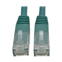 Tripp Lite by Eaton Cat6 Gigabit Molded (UTP) Ethernet Cable (RJ45 M/M) PoE Green 15 ft. (4.57 m)