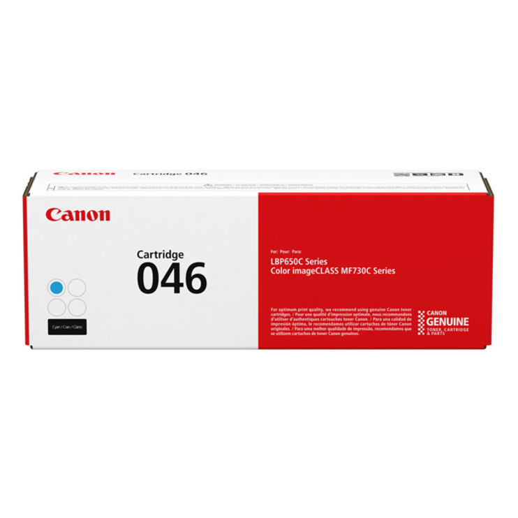 Canon 046 Original High Yield Laser Toner Cartridge - Cyan Pack
