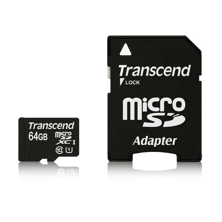 Transcend 64 GB Class 10/UHS-I microSDXC