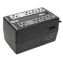 Tripp Lite by Eaton UPS 550VA 300W Standby UPS - 8 NEMA 5-15R Outlets 120V 50/60 Hz DB9 5-15P Plug Desktop/Wall Mount