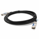 AddOn Extreme Networks® 100G-DACP-QSFPZ5M Compatible TAA Compliant 100GBase-CU QSFP28 to QSFP28 Direct Attach Cable (Passive Twinax, 0.5m)