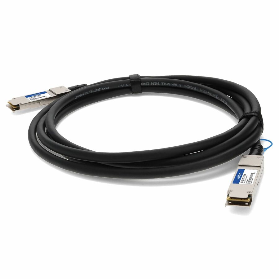 AddOn Dell® DAC-Q28-100G-0-5M Compatible TAA Compliant 100GBase-CU QSFP28 Direct Attach Cable (Passive Twinax, 0.5m)