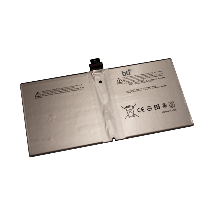 BTI G3HTA027H-BTI 7.5V 38.2WHR LI-ION BATTERY DYNR01, G3HTA027H SURFACE PRO 1724, SURFACE PRO 1724 12.3, SURFACE PRO 4