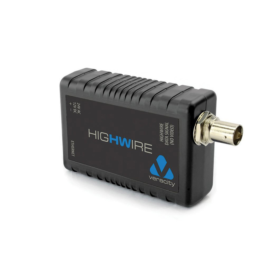 Veracity VHWHW Highwire Ethernet over Coax Converter Module