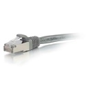C2G-25ft Cat6 Snagless Shielded (STP) Network Patch Cable - Gray