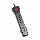 Tripp Lite by Eaton Protect It! 7-Outlet Surge Protector 7 ft. Cord with Right-Angle Plug 2160 Joules Diagnostic LEDs Black Housing