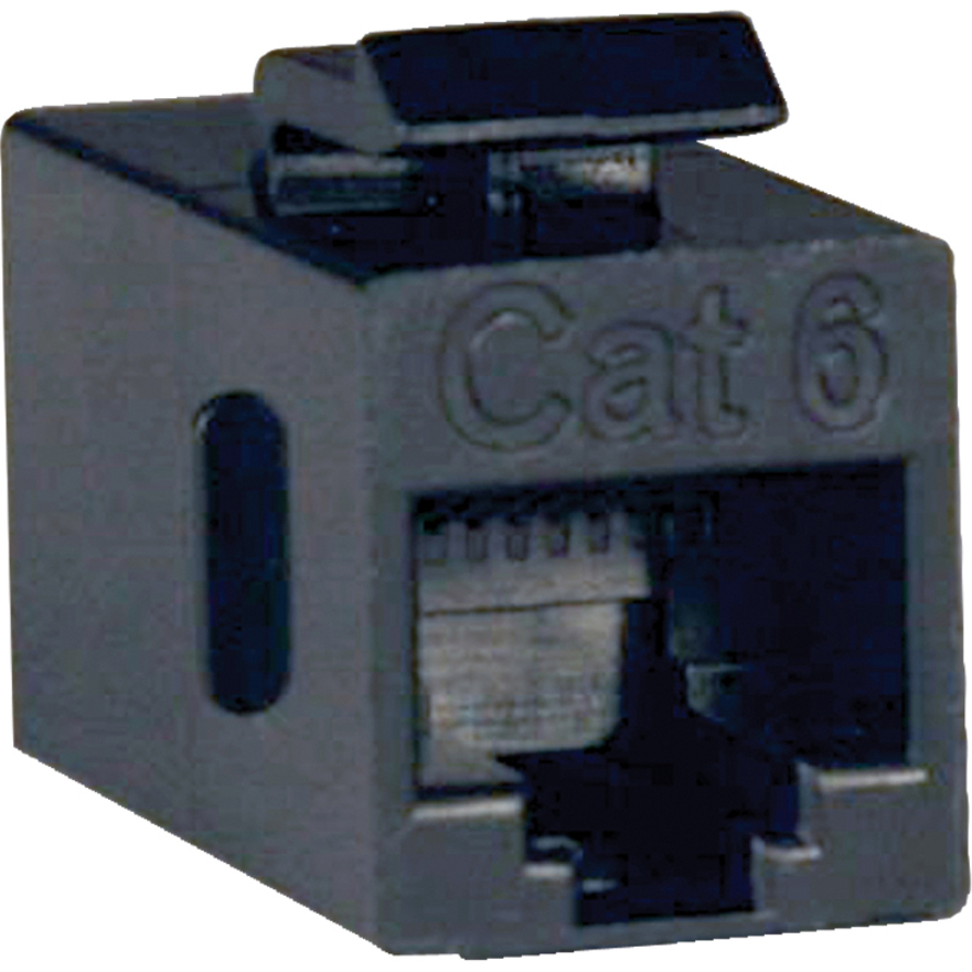 Tripp Lite by Eaton Cat6 Straight Through Modular In-line Snap-in Coupler (RJ45 F/F) TAA