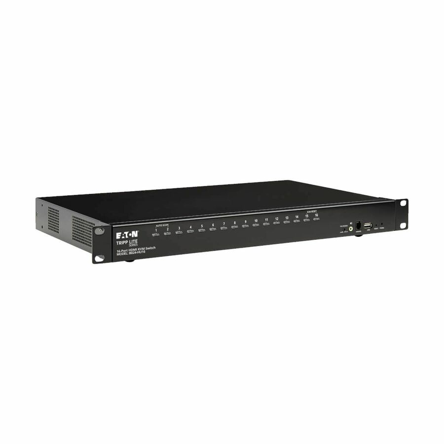 Tripp Lite by Eaton 16-Port HDMI/USB KVM Switch with Audio/Video and USB Peripheral Sharing 1U Rack-Mount