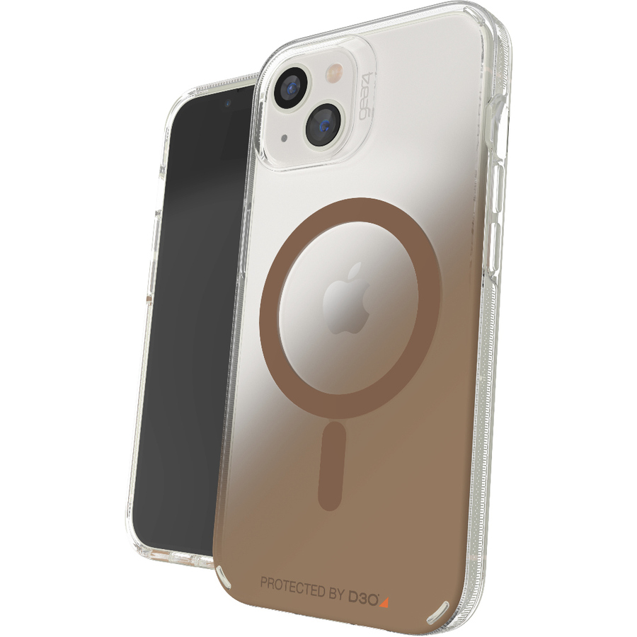 gear4 Milan Snap MagSafe Compatible Clear Case with Beautiful Detailing for iPhone 13