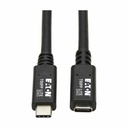 Tripp Lite by Eaton USB-C Extension Cable (M/F) - USB 3.2 Gen 1 (5 Gbps) Thunderbolt 3 Compatible Black 6 ft. (1.83 m)