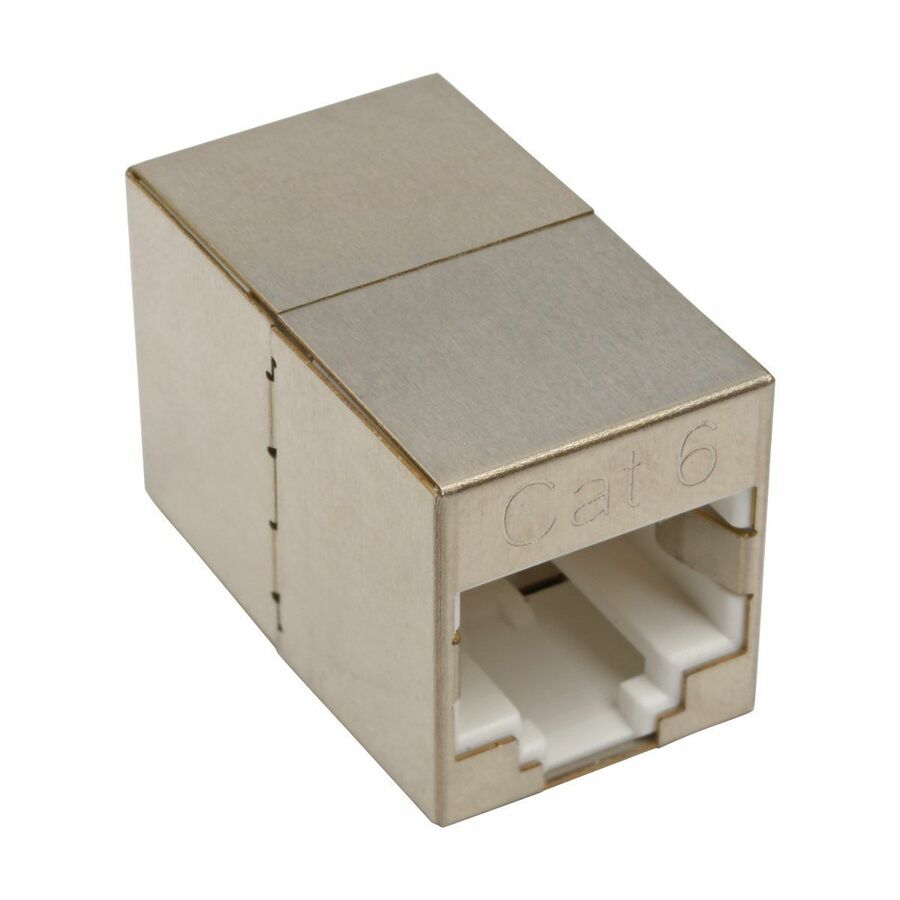 Eaton Tripp Lite Series Cat6 Straight-Through Modular Shielded Compact In-Line Coupler (RJ45 F/F), TAA