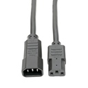 Tripp Lite by Eaton Heavy-Duty PDU Power Cord C13 to C14 - 15A 250V 14 AWG 3 ft. (0.91 m) Black