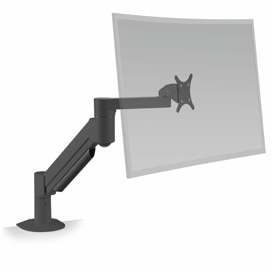 HAT Design Works Deluxe 7500-800-104 Mounting Arm for Flat Panel Display, Monitor, Display - Vista Black - Landscape/Portrait