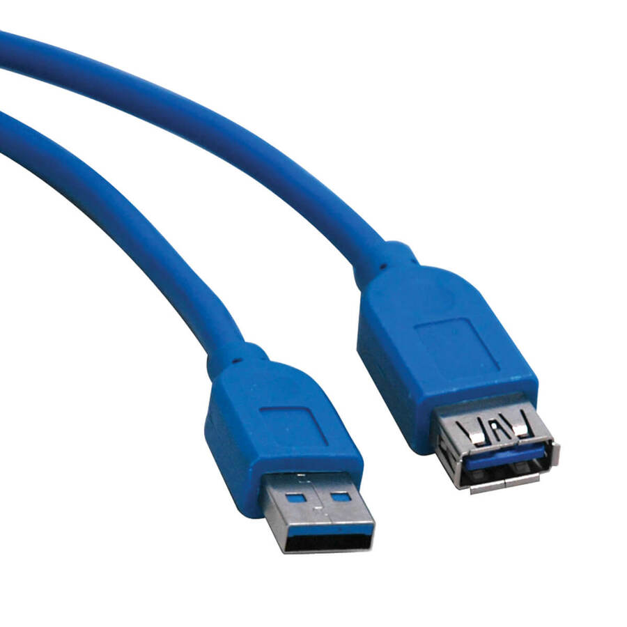 Tripp Lite by Eaton USB 3.0 SuperSpeed Extension Cable (A M/F) Blue 10 ft. (3.05 m)