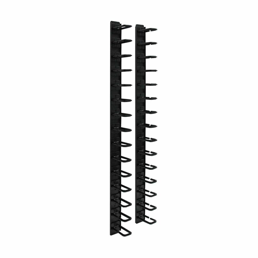 Tripp Lite by Eaton SmartRack 6 ft. (1.83 m) Vertical Cable Manager - Flexible ring type & toolless mounting