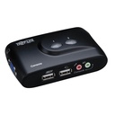 Tripp Lite by Eaton 2-Port Desktop Compact USB KVM Switch with Audio & Cable Kit