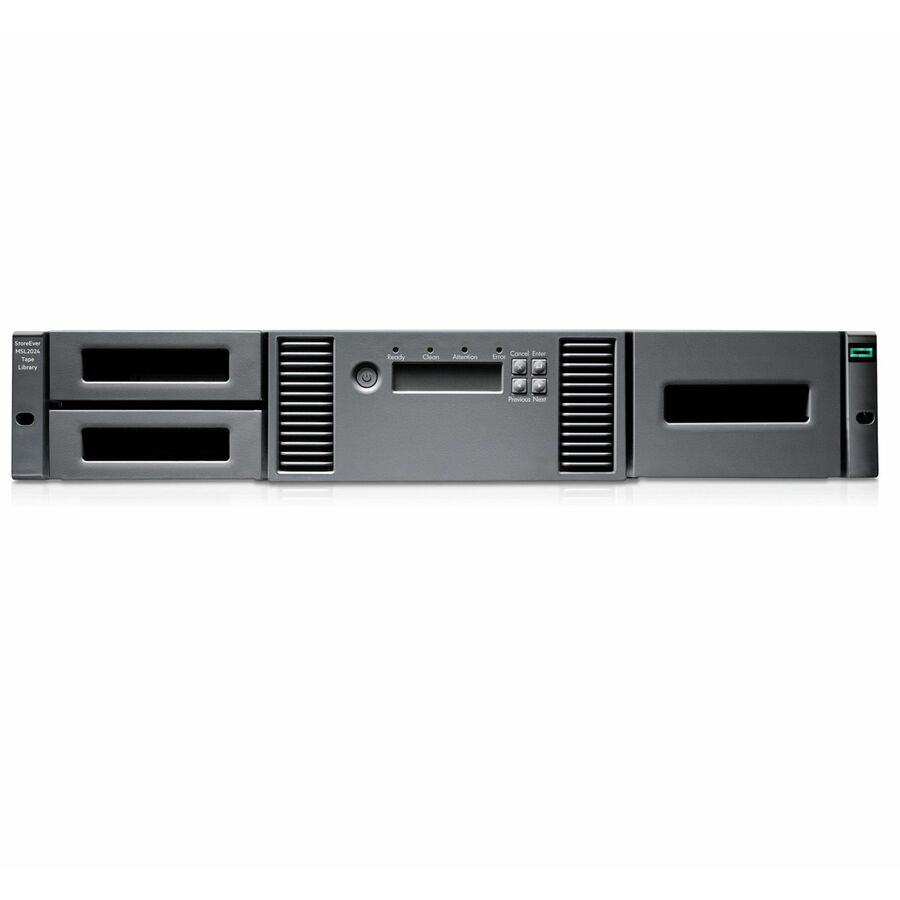 HPE MSL2024 Tape Library 1x MSL LTO-8 SAS Drive 15x LTO-8 30TB Data Cartridges