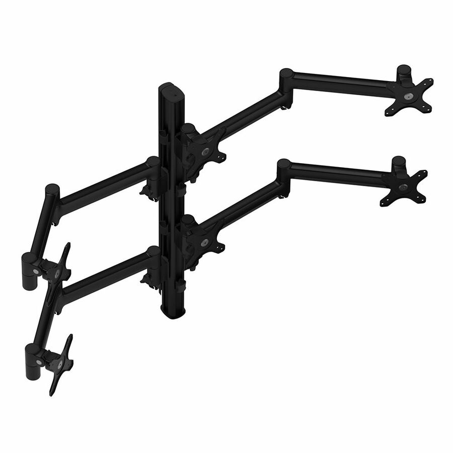 Atdec AWMS-6-13717 Mounting Arm for Monitor, Flat Panel Display, Curved Screen Display - Black