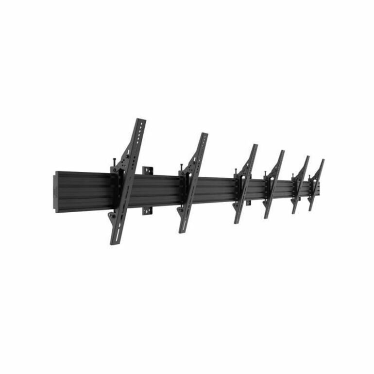 Atdec ADBS 3x1 wall menu board mount for 45-65" displays (Black)