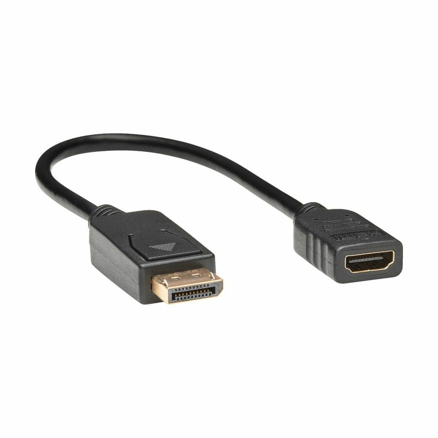 Tripp Lite by Eaton DisplayPort to HDMI Video Adapter Video Converter (M/F) HDCP Black 1 ft.