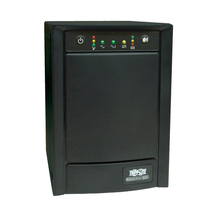 Tripp Lite by Eaton UPS SmartPro 120V 1.05kVA 650W Line-Interactive Sine Wave UPS Tower Network Card Options USB DB9 8 Outlets