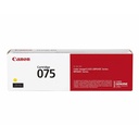 Canon 075 Original Laser Toner Cartridge - Yellow Pack