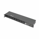 Tripp Lite by Eaton PDU 1.9kW Single-Phase Switched PDU LX Interface 120V Outlets (8 5-15/20R) NEMA L5-20P/5-20P input 12 ft. (3.66 m) Cord 1U Rack TAA