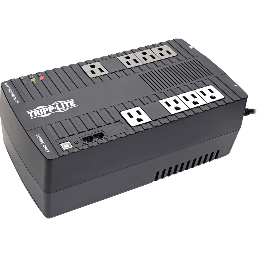 Tripp Lite by Eaton UPS 550VA 300W Line-Interactive UPS - 8 NEMA 5-15R Outlets AVR 120V 50/60 Hz USB Desktop/Wall Mount