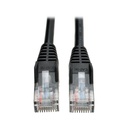 Tripp Lite by Eaton Cat5e 350 MHz Snagless Molded (UTP) Ethernet Cable (RJ45 M/M) PoE - Black 10 ft. (3.05 m)