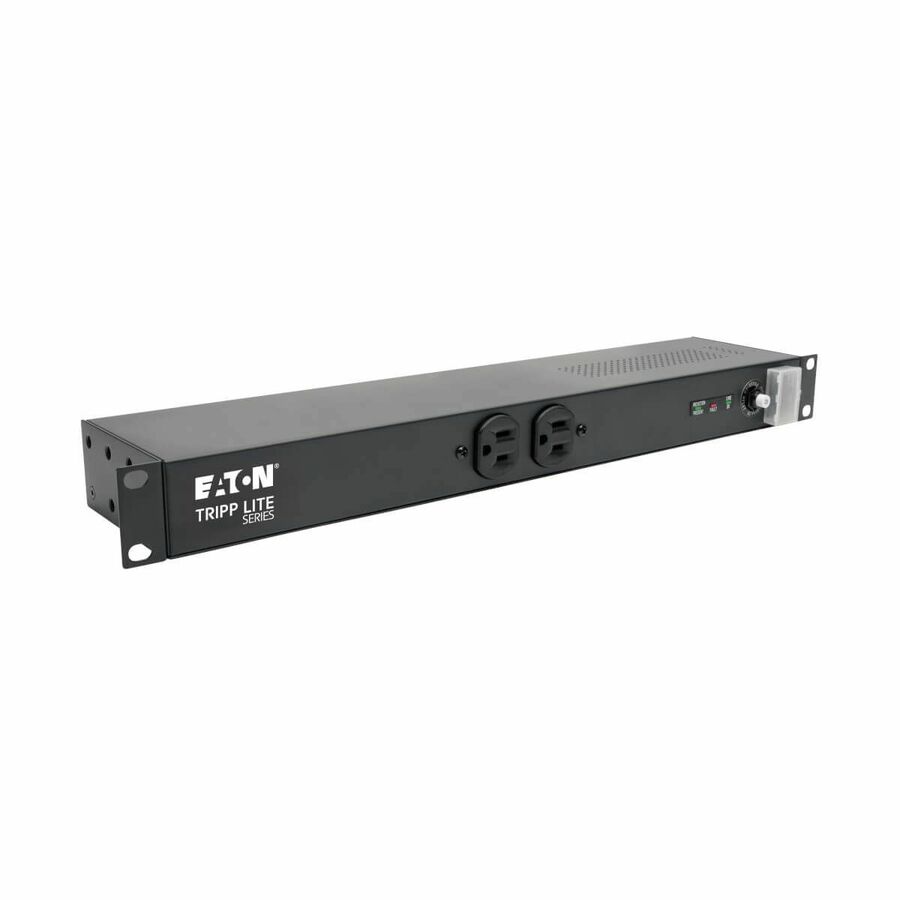 Tripp Lite by Eaton Isobar 12-Outlet Network Server Surge Protector 15 ft. (4.57 m) Cord with L5-20P Plug 3840 Joules Diagnostic LEDs 1U Rackmount