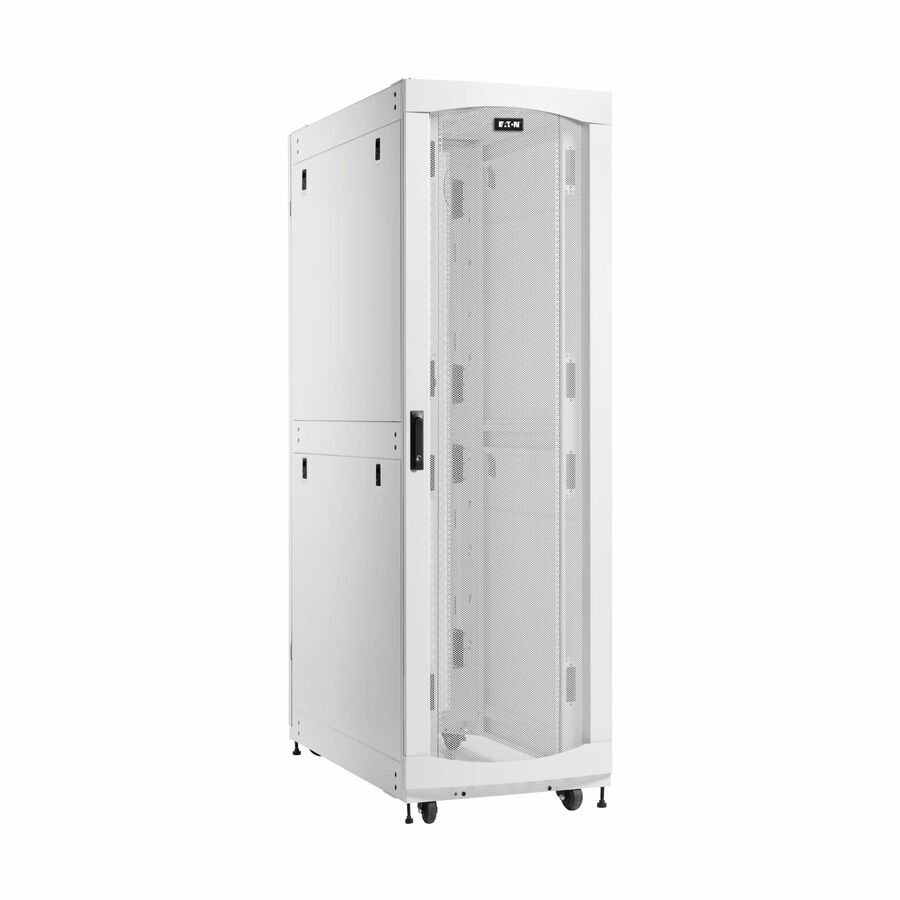 Eaton SmartRack 42U Deep Standard-Width Heavy-Duty Rack Enclosure Cabinet for AI Servers, White