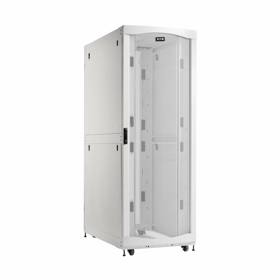 Eaton SmartRack 48U Extra-Deep Extra-Wide Heavy-Duty Rack Enclosure Cabinet for AI Servers, White