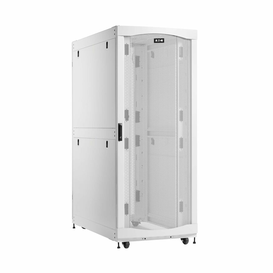 Eaton SmartRack 42U Extra-Deep Extra-Wide Heavy-Duty Rack Enclosure Cabinet for AI Servers, White