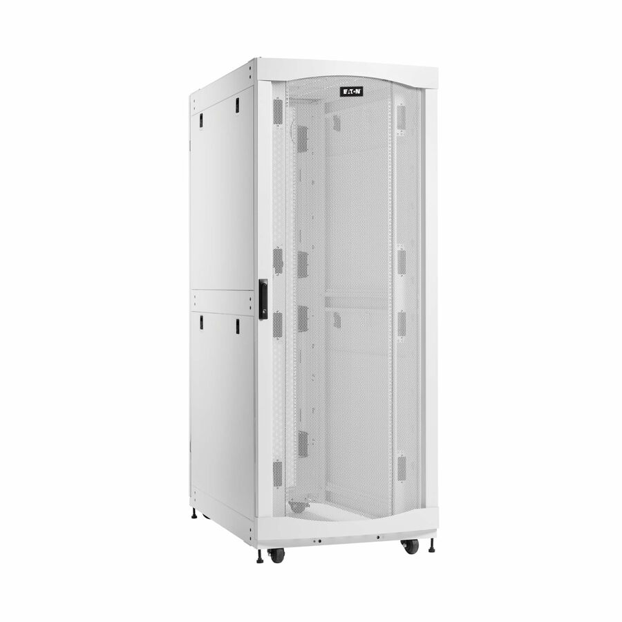 Eaton SmartRack 48U Standard-Depth Extra-Width Heavy-Duty Rack Enclosure Cabinet for AI Servers, White