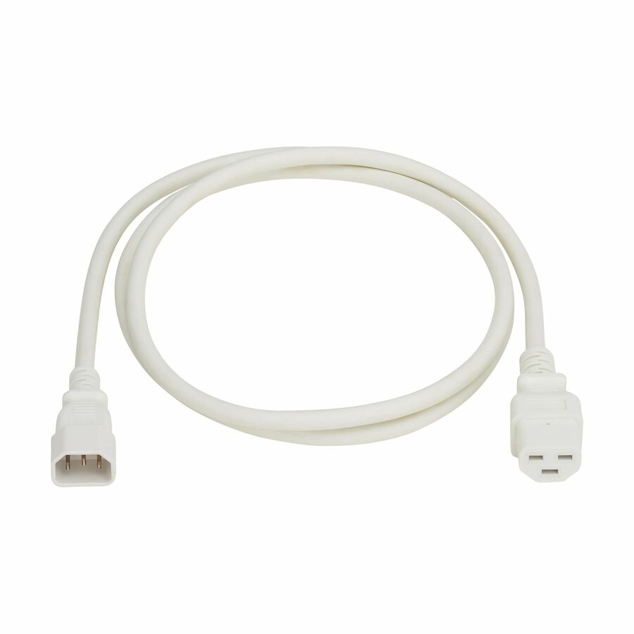 Eaton Tripp Lite Series Power Cord, C14 to C21 - Heavy-Duty, 15A, 250V, 14 AWG, 5 ft. (1.5 m), White