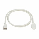 Eaton Tripp Lite Series Power Cord, C14 to C21 - Heavy-Duty, 15A, 250V, 14 AWG, 5 ft. (1.5 m), White