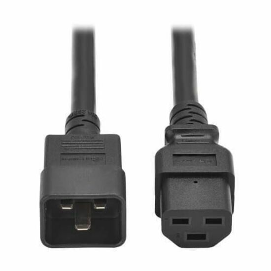Eaton Tripp Lite Series Power Cord, C20 to C21 - Heavy-Duty, 20A, 250V, 12 AWG, 2.5 ft. (0.76 m), Black