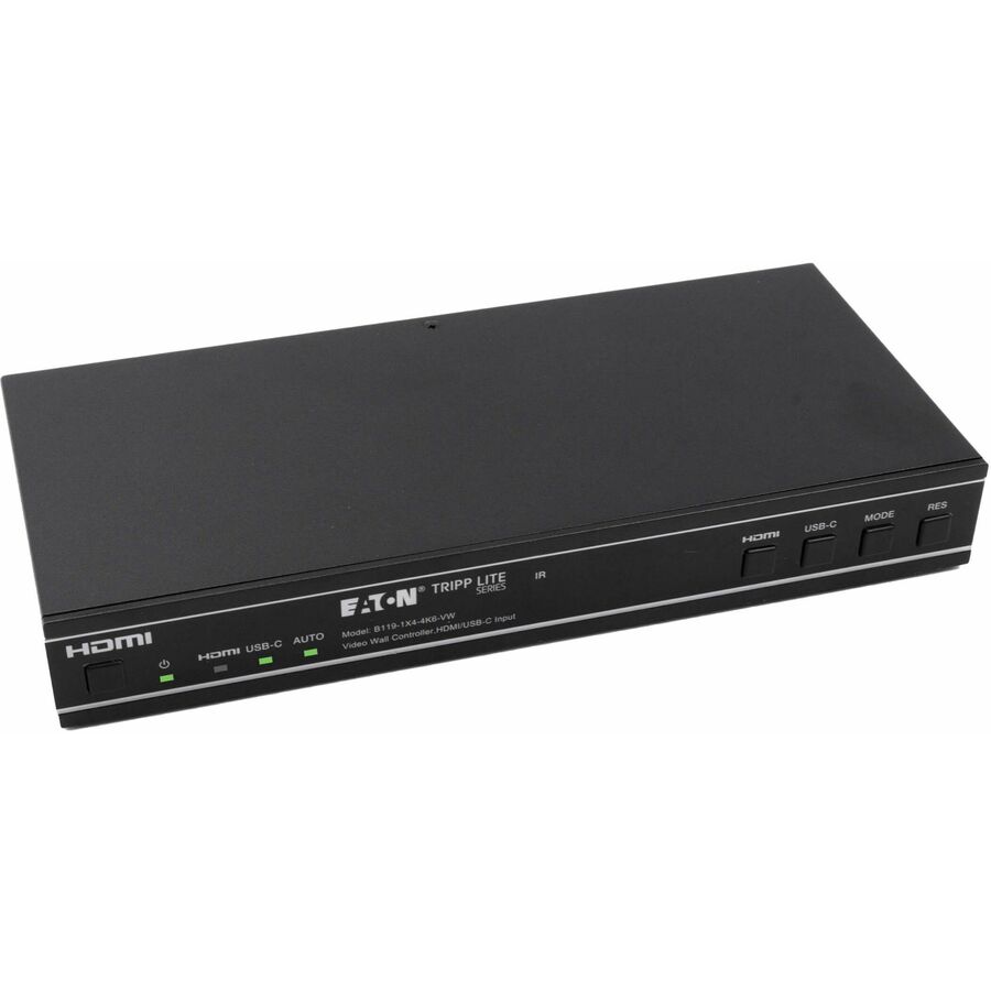 Eaton Tripp Lite Series 1x4 Video Wall Controller - 4K 60 Hz, 1 HDMI/USB-C Input, 4 HDMI Outputs, HDR, 4:4:4