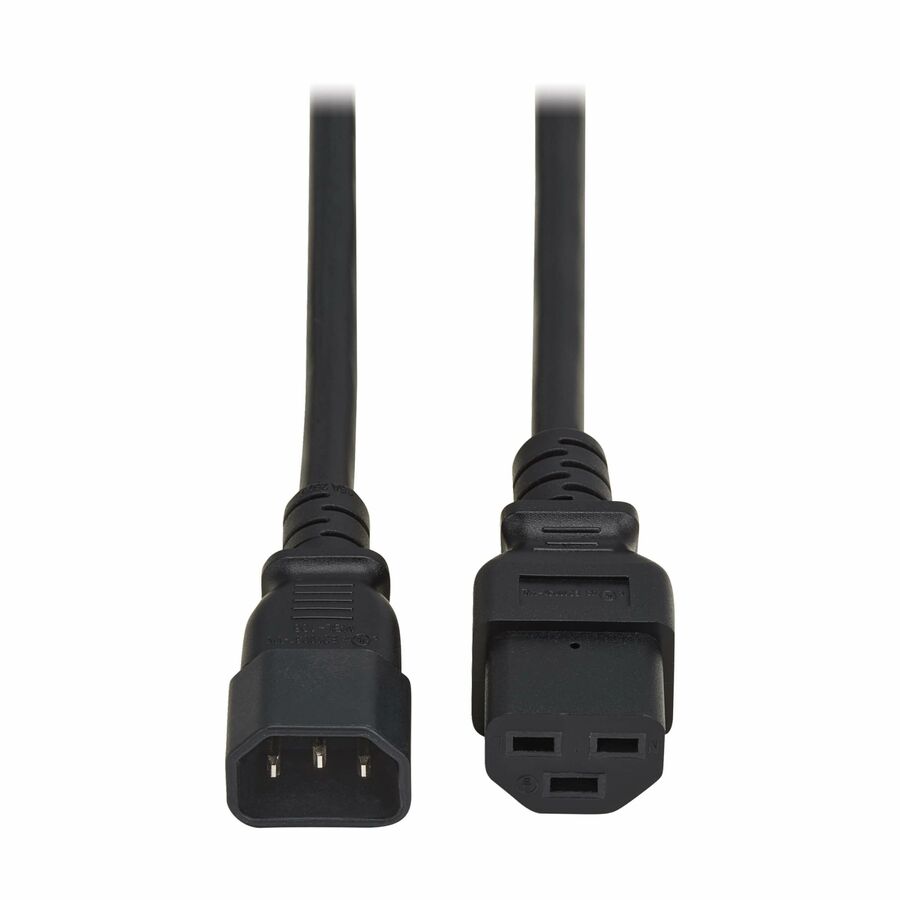 Eaton Tripp Lite Series Power Cord, C14 to C21 - Heavy-Duty, 15A, 250V, 14 AWG, 2.5 ft. (0.76 m), Black