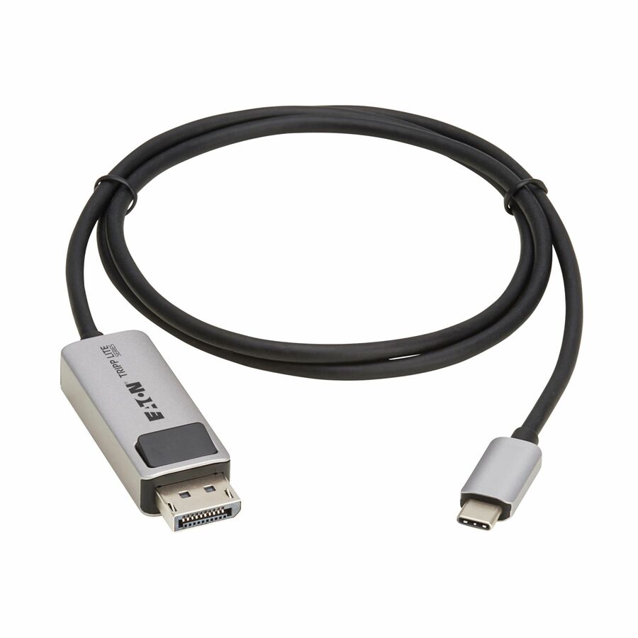 Eaton Tripp Lite Series USB-C to DisplayPort Active Adapter Cable (M/M) - 8K 60 Hz, 4K 144 Hz, HDR, 4:4:4, HDCP 2.3, Black, 3 ft. (0.9 m)