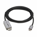Eaton Tripp Lite Series USB-C to HDMI Active Adapter Cable (M/M) - 8K 60 Hz, 4K 144 Hz, HDR, 4:4:4, HDCP 2.3, Black, 6 ft. (1.8 m)