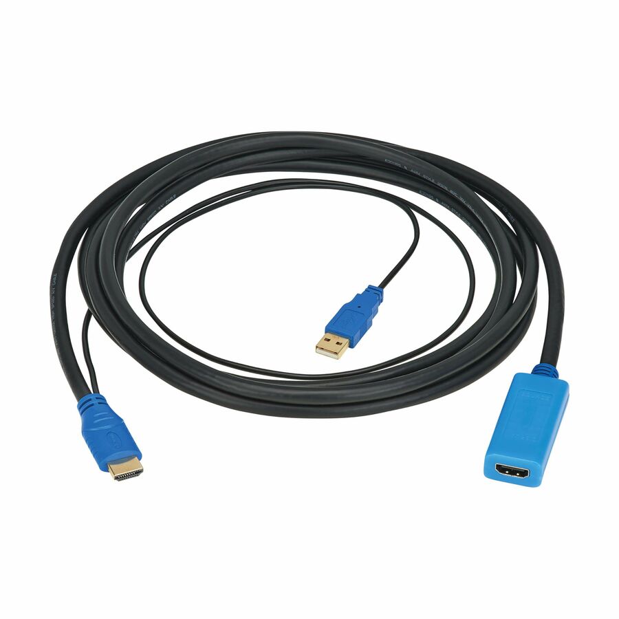 Eaton Tripp Lite Series HDMI Extension Cable with Active Signal Booster/Repeater (M/F), 8K 60 Hz, HDR, 4:4:4, HDCP 2.3, 10 ft. (3.1 m)